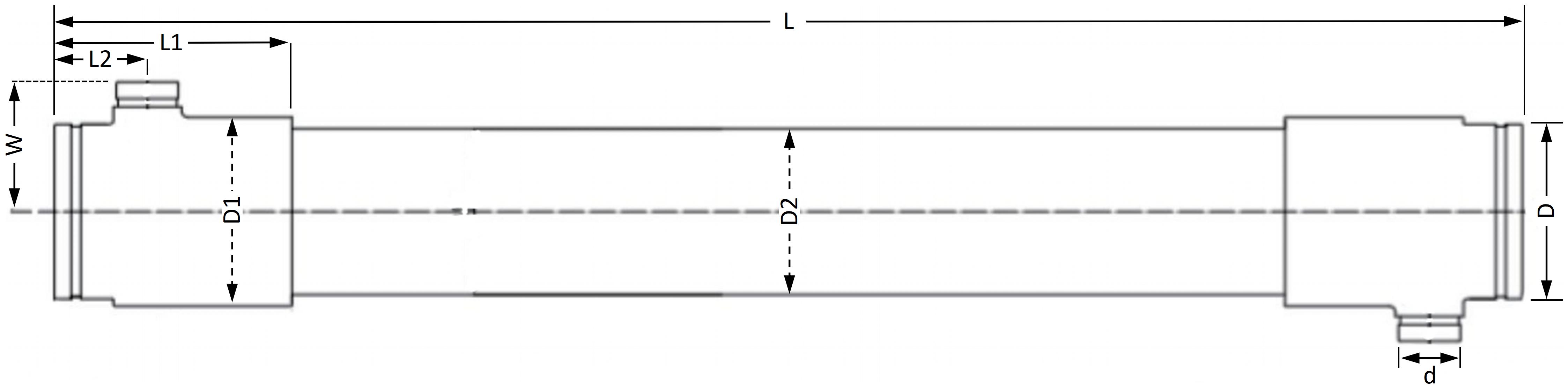 Tubular Membrane Dimensions