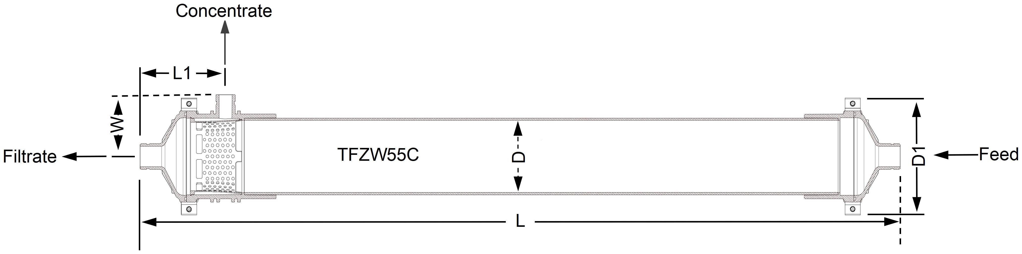 TFZW55C Dimension TFZW55C Dimension